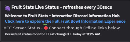 Offline ACC status in Discord